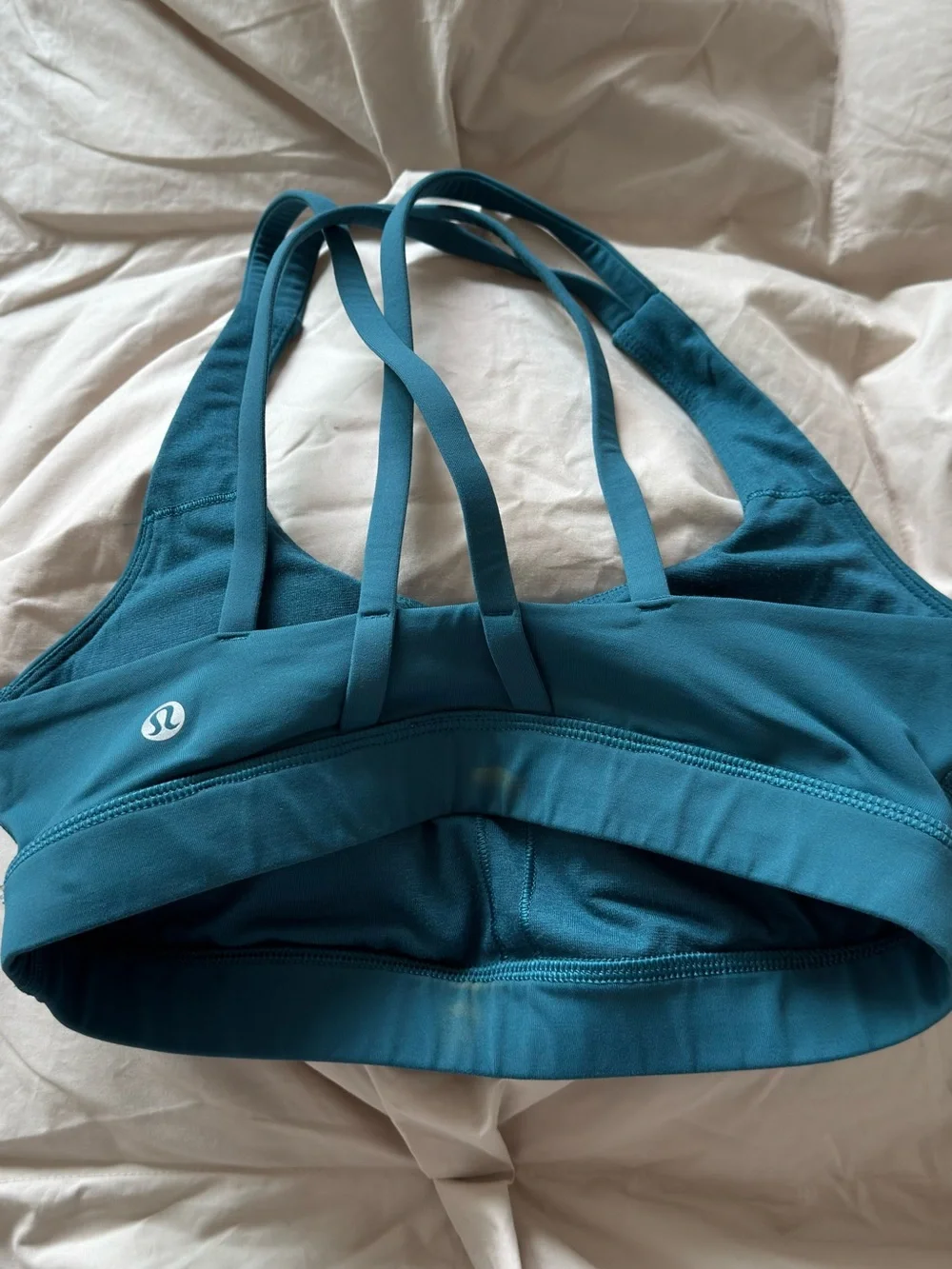 Lululemon energy bra, turquoise size 4